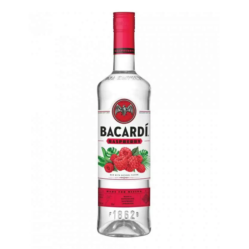 бакарди малина спиртной напиток на основе рома 0,7 л (bacardi raspberry) фото - магазин Krasnikov Wine