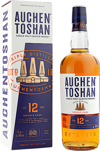 акентошан 12 лет виски односолодовый в п/у 0,7 л (auchentoshan 12 years old in gift box) фото - магазин Krasnikov Wine