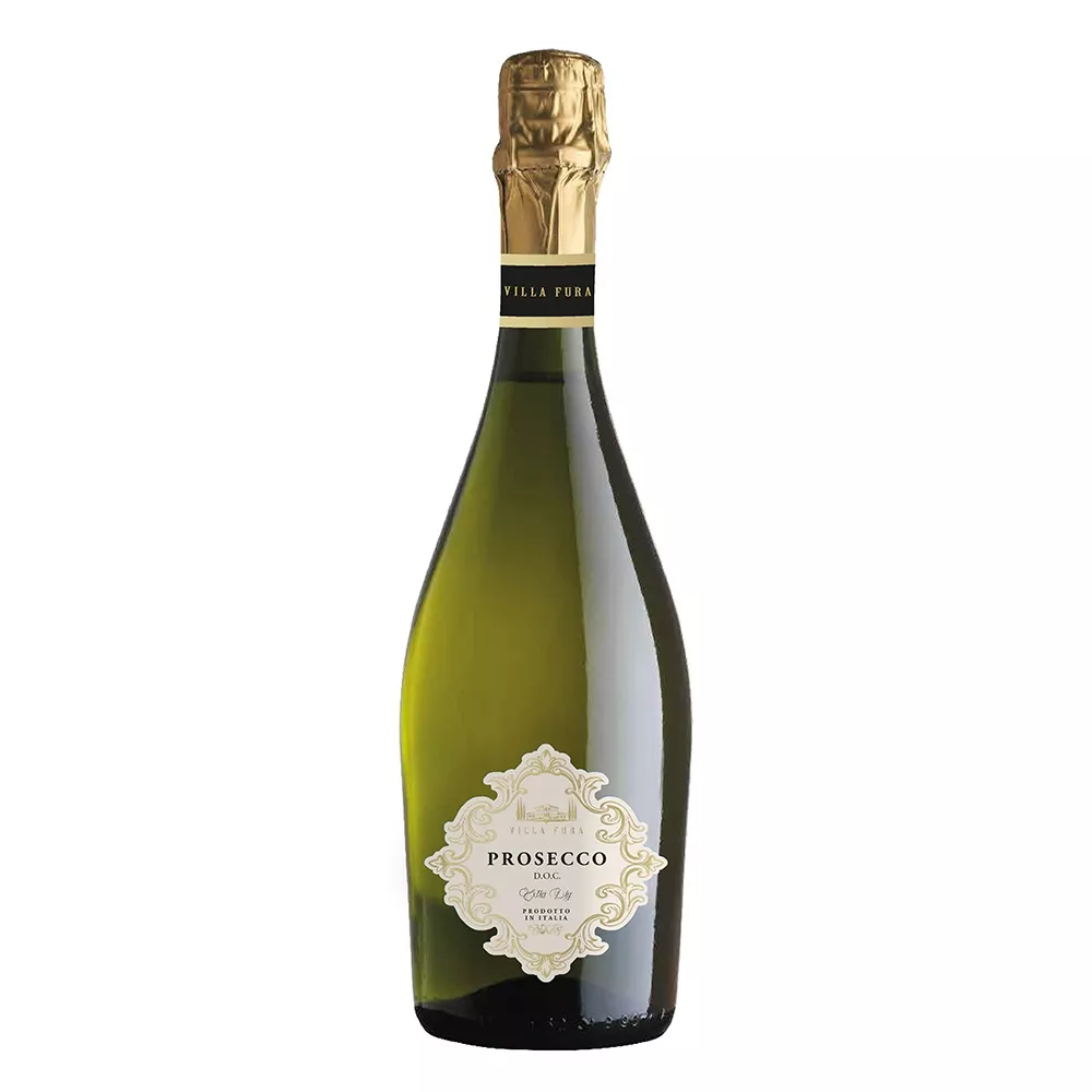 вилла фура просекко экстра драй вино игристое брют белое 0,75 л (villa fura prosecco doc) фото - магазин Krasnikov Wine