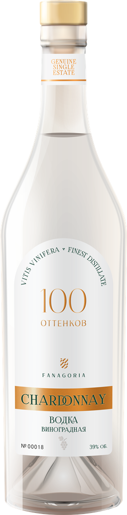 100 оттенков шардоне водка виноградная 0,7 л (fanagoria 100 ottenkov chardonnay) фото - магазин Krasnikov Wine
