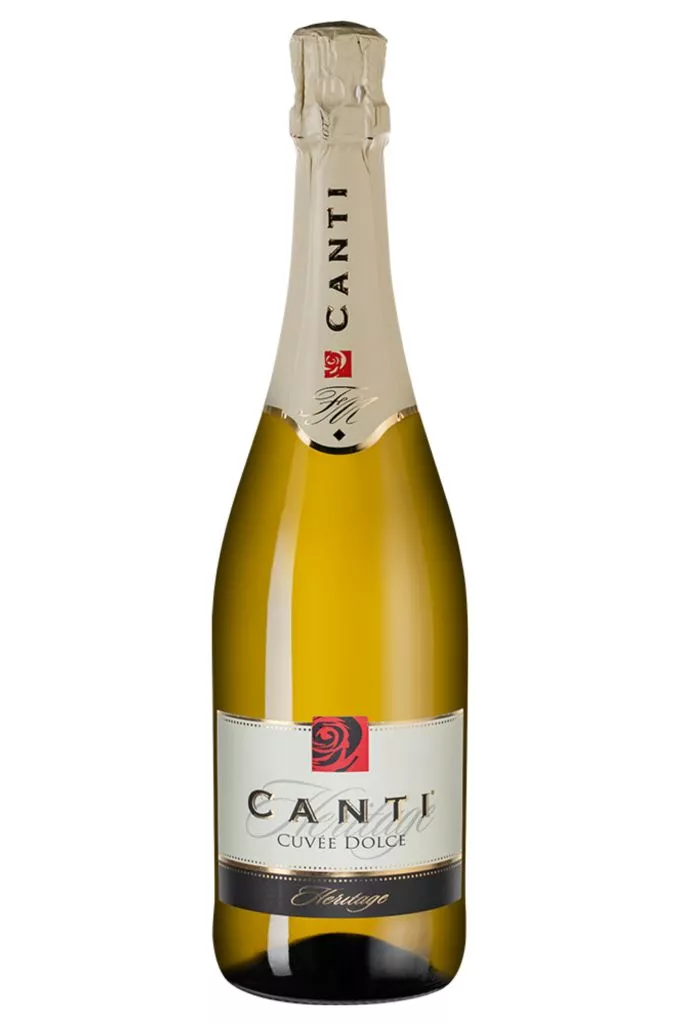 канти кюве дольче вино игристое полусладкое белое 0,75 л(canti cuvee dolce) фото - магазин Krasnikov Wine