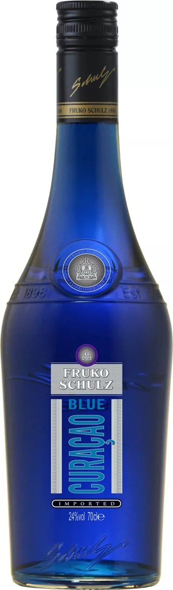 фруко шульц блю кюрасао ликер десертный 0,7 л (fruko schulz blue curacao) фото - магазин Krasnikov Wine