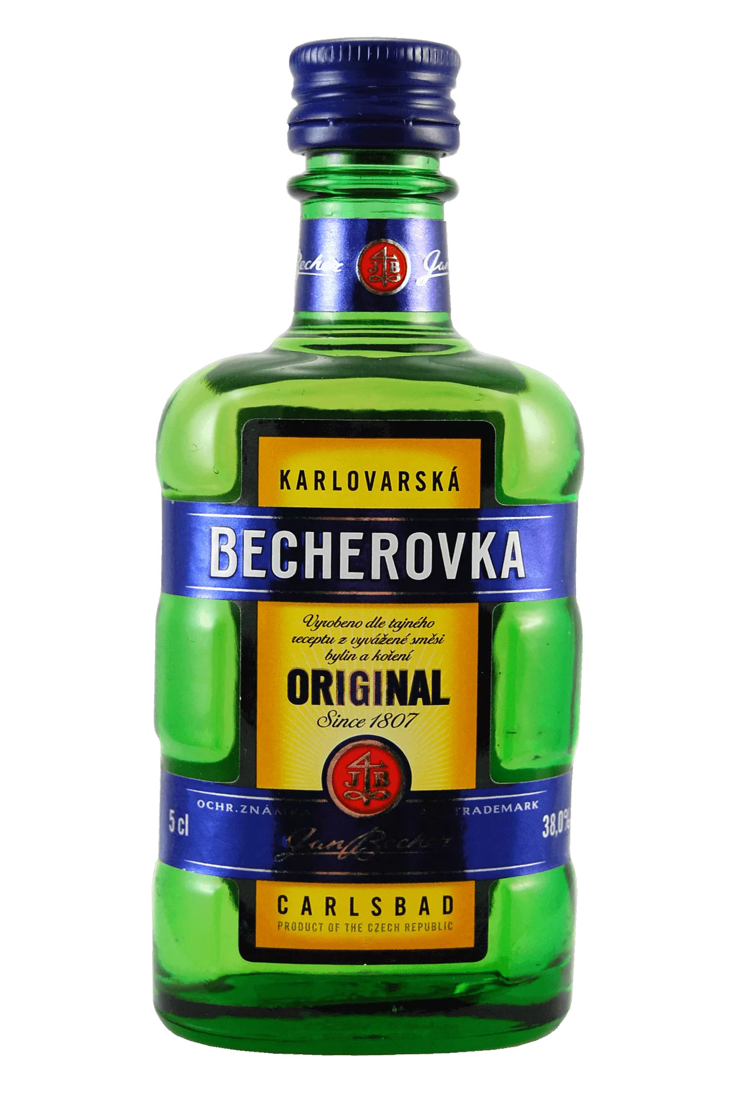 бехеровка ликер десертный (becherovka) 0,05л фото - магазин Krasnikov Wine
