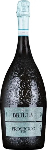 брилла просекко вино игристое брют белое 0,75 л (brilla prosecco doc) фото - магазин Krasnikov Wine
