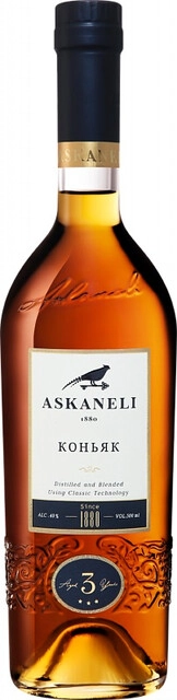 асканели грузинский коньяк трёхлетний 0,5 л (askaneli 3 years old) фото - магазин Krasnikov Wine