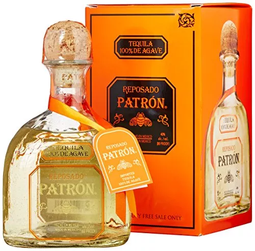 патрон репосадо текила в п/у (patron reposado in gift box) фото - магазин Krasnikov Wine