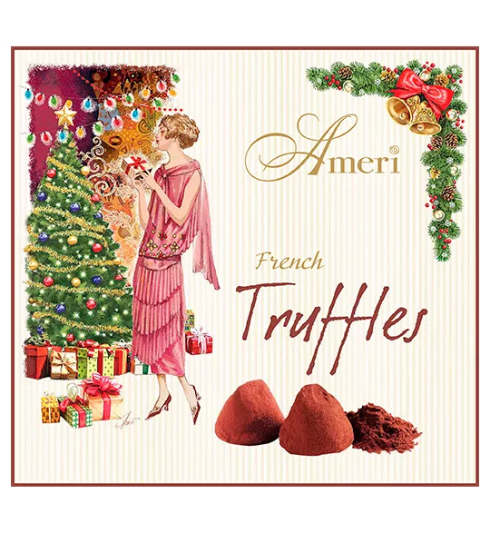 Конфеты AMERI Трюфели в коробке 250 гр. (Ameri Truffettes de France gift box 250 gr.)