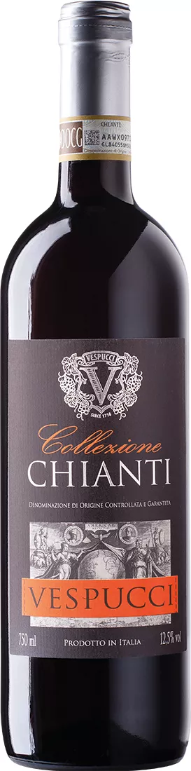 веспуччи кьянти тоскана вино сухое красное 0,75 л (vespucci chianti) фото - магазин Krasnikov Wine
