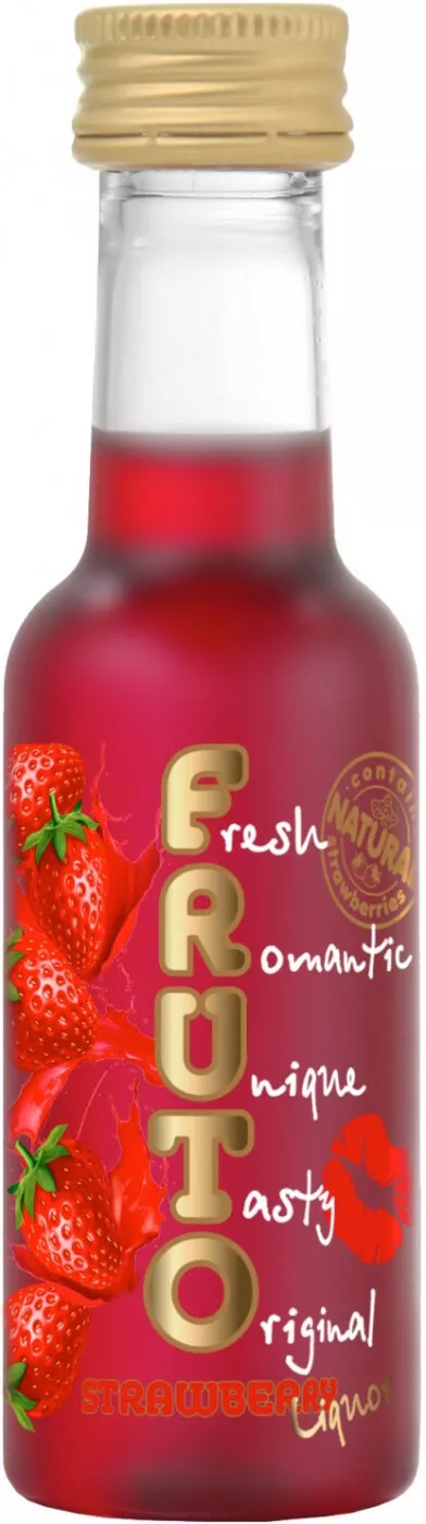 фруто клубника ликер непрозрачный 0,05 л (fruto strawberry) фото - магазин Krasnikov Wine