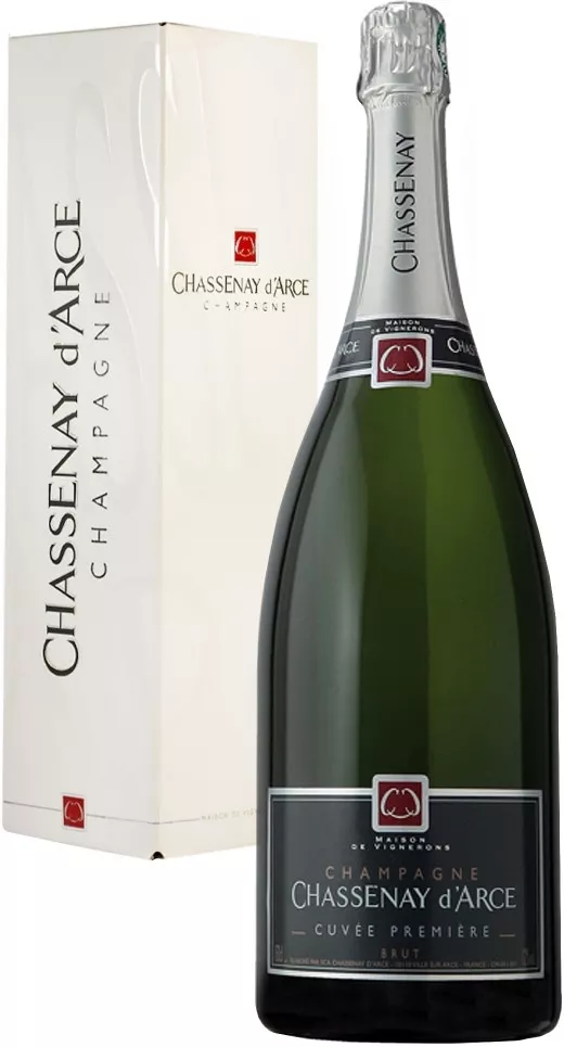 шасенэ д'арс кюве премьер шампанское белое брют в п\у (chassenay d'arce cuvee premiere brut champagne in gift box) фото - магазин Krasnikov Wine