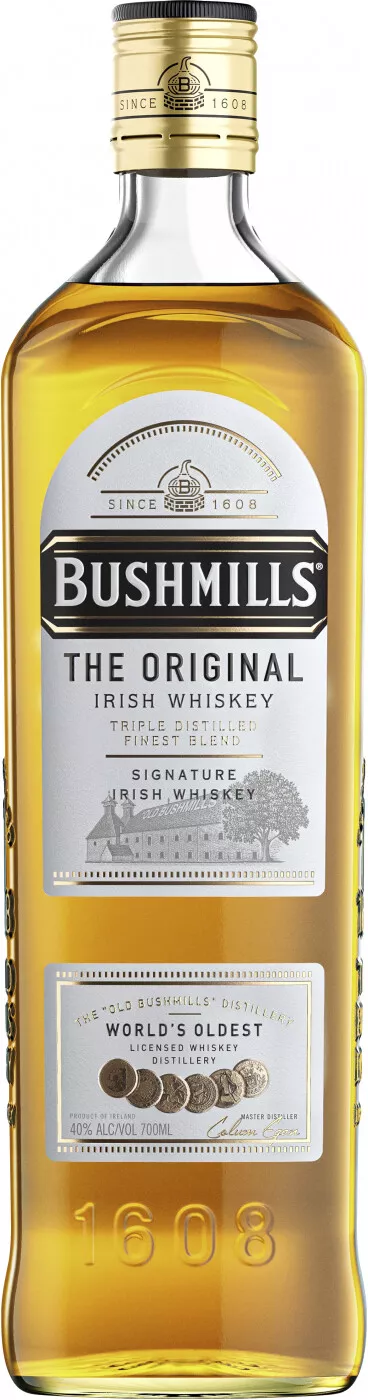 бушмилз ориджинал виски ирландский купажированный 0,7 л (bushmills original irish whiskey) фото - магазин Krasnikov Wine