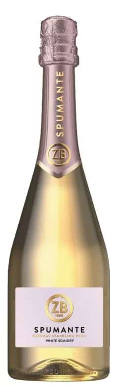 зб вайн спуманте игристое вино полусухое белое (zb wine spumante white semidry) фото - магазин Krasnikov Wine