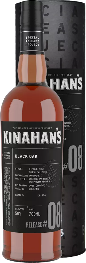 кинаханс блэк оак релиз 8 виски ирландский односолодовый в п\у (kinahan's black oak release №8 in tube) фото - магазин Krasnikov Wine