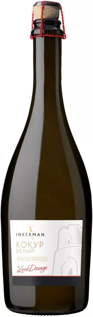 зеро дозаж кокур белый вино игристое экстра брют белое 0,75 л (inkerman kokur belyj zero dosage extra brut) фото - магазин Krasnikov Wine