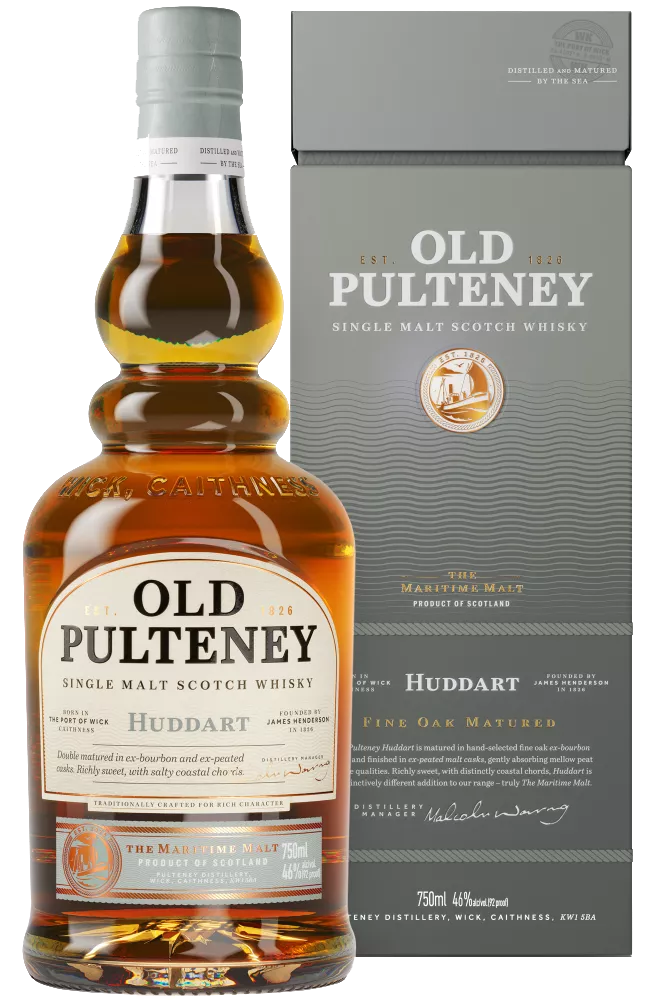 олд пултени хаддарт виски односолодовый в п\у (old pulteney huddart in gift box) фото - магазин Krasnikov Wine