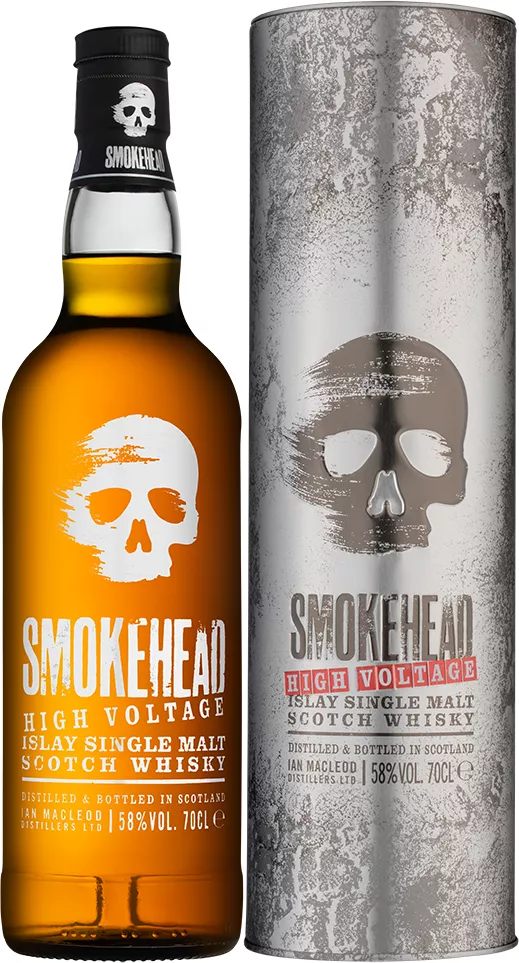 смоукхед xай волтидж виски шотландский односолодовый в п/у (smokehead high voltage islay single malt in tube) фото - магазин Krasnikov Wine