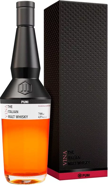 пуни вина виски итальянский односолодовый 0,7 л (puni vina gift box) фото - магазин Krasnikov Wine