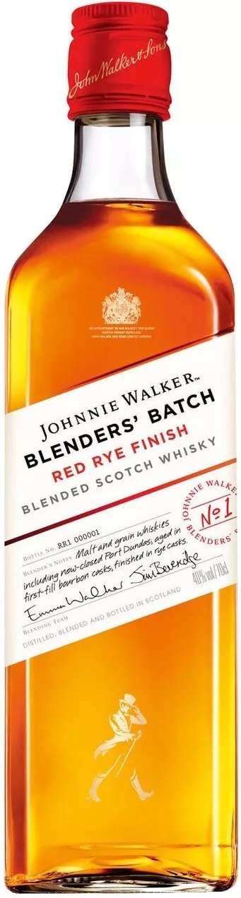 джонни уокер ред рай финиш виски (johnnie walker blenders' batch red rye finish) фото - магазин Krasnikov Wine