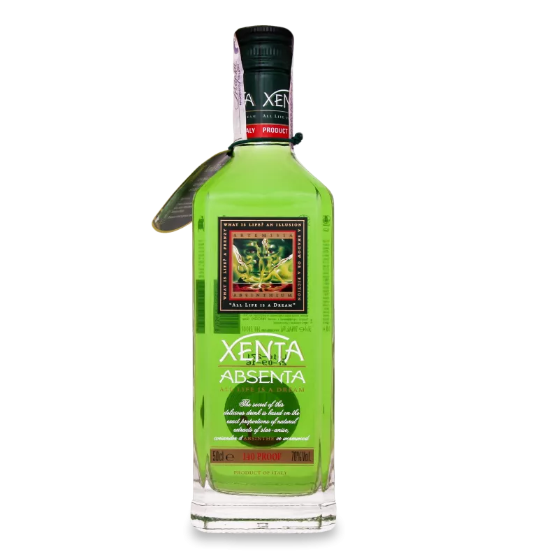 ксента крепкий алкогольный напиток абсент (xenta) 0,35л фото - магазин Krasnikov Wine