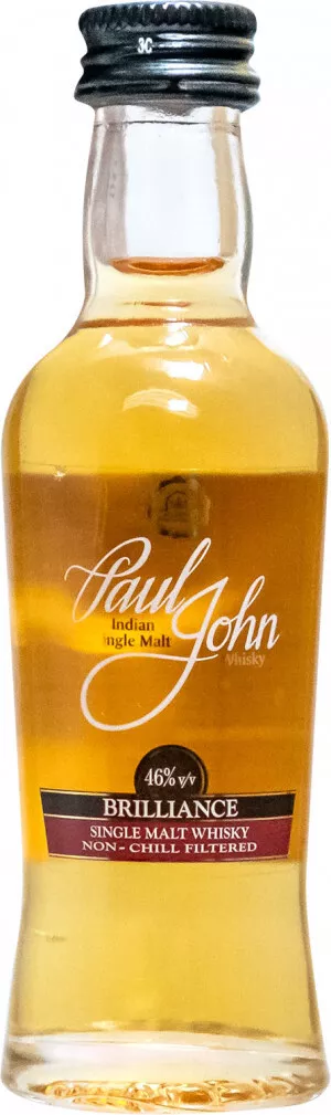 пол джонс бриллианс виски индийский односолодовый 50 мл (paul john brilliance single malt whisky) фото - магазин Krasnikov Wine