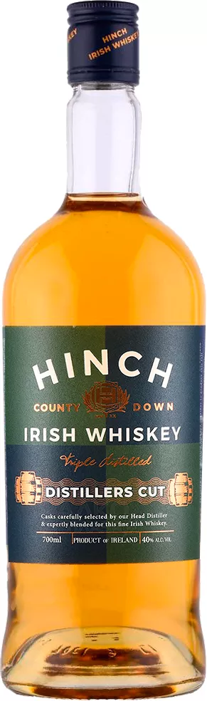 хинч айриш виски дистиллерс кат виски ирландский купажированный 0,7 л (hinch distillers cut blended irish whisky)  фото - магазин Krasnikov Wine