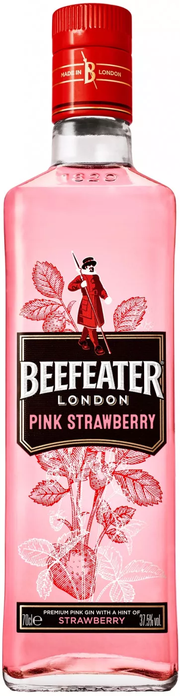 бифитер пинк спиртной напиток на основе джина (beefeater pink strawberry) фото - магазин Krasnikov Wine