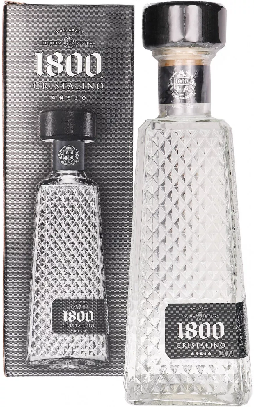хосе куэрво 1800 кристалино аньехо текила в п\у 0,75 л (jose cuervo 1800 cristalino anejo gift box) фото - магазин Krasnikov Wine