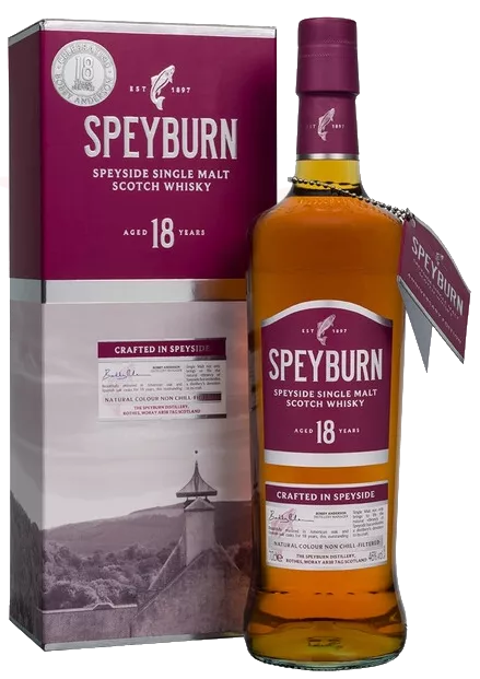 спейбёрн 18 лет виски шотландский односолодовый (speyburn 18 years gift box) фото - магазин Krasnikov Wine