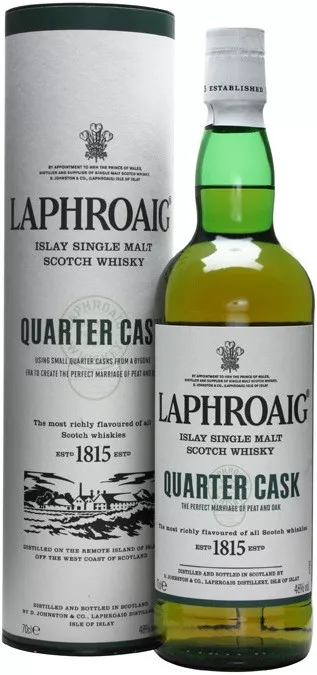 лафройг квотер каск виски в п\у 0,7 л (laphroaig quarter cask single malt scotch whisky in tube) фото - магазин Krasnikov Wine