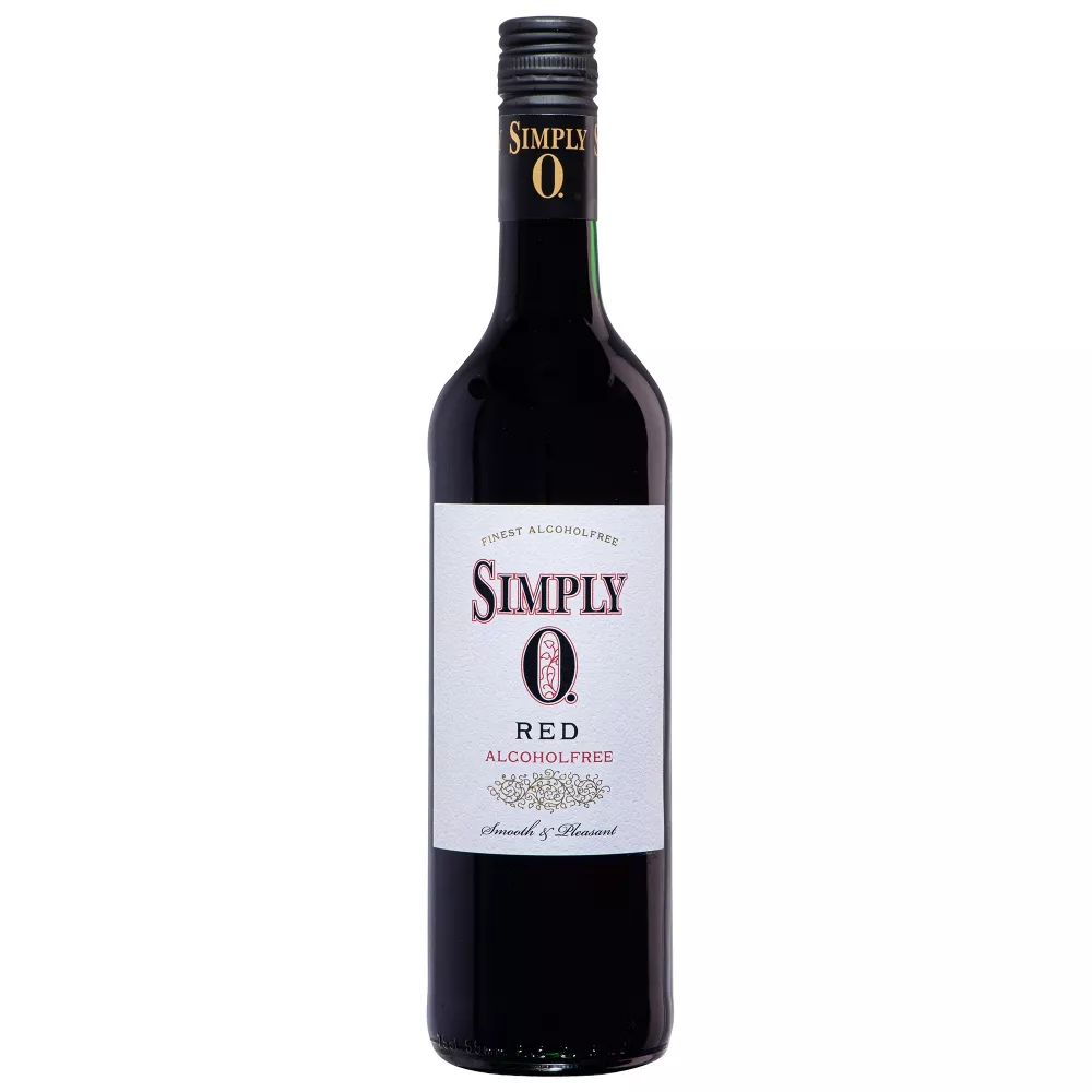 Симпли 0 вино тихое безалкогольное полусладкое красное 0,75 л. (Simply 0 Red Alcoholfree 0.75 l.)