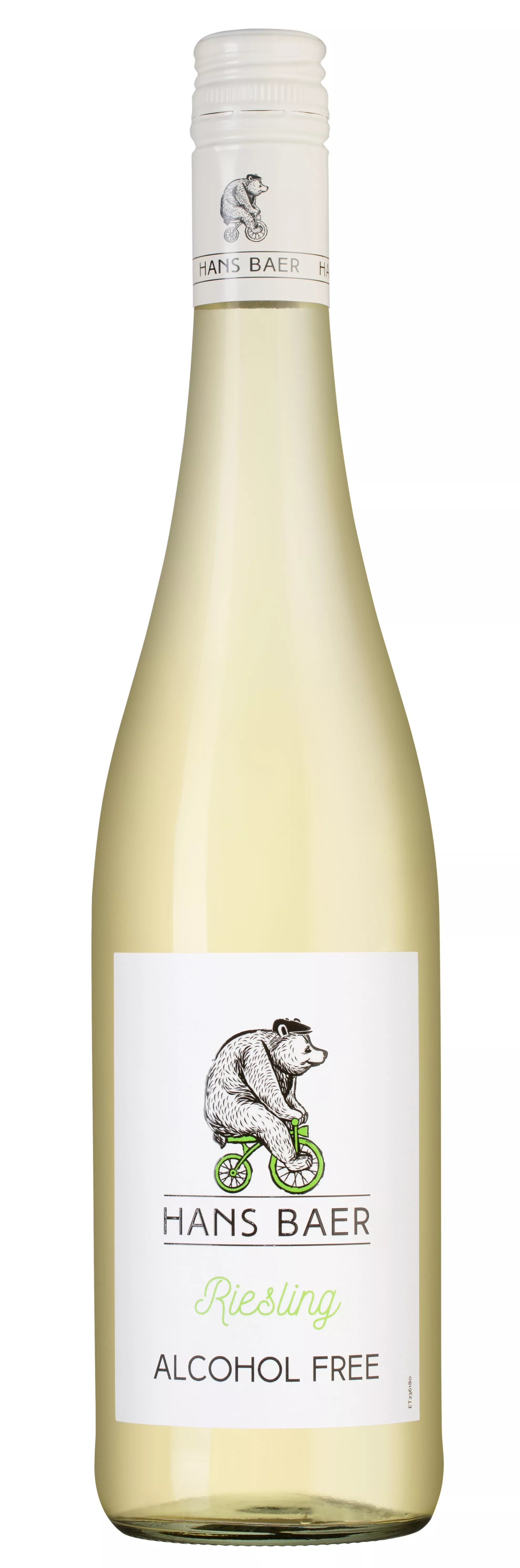 Ханс Баер Рислинг вино безалкогольное белое 0.75 л. (Hans Baer Riesling Alcohol Free 0.75 l.)