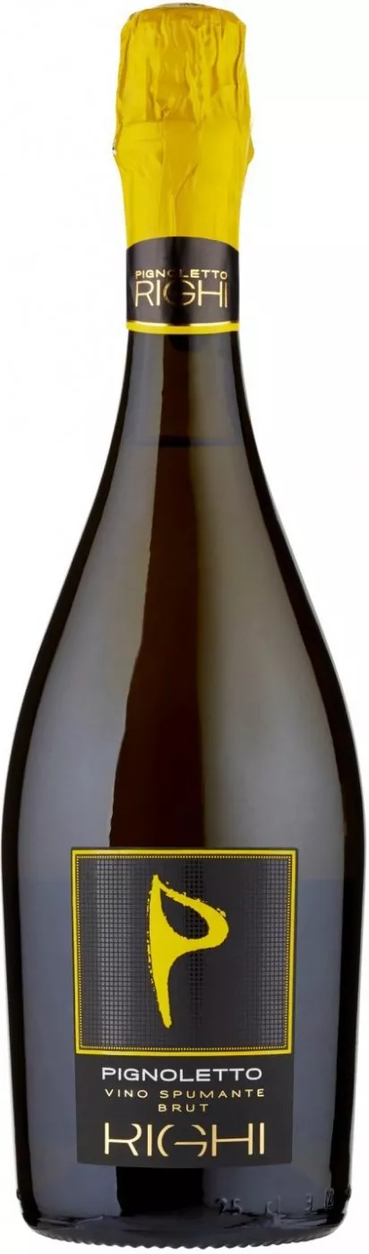 риги пиньолетто вино игристое знмп брют белое (righi pignoletto brut) фото - магазин Krasnikov Wine