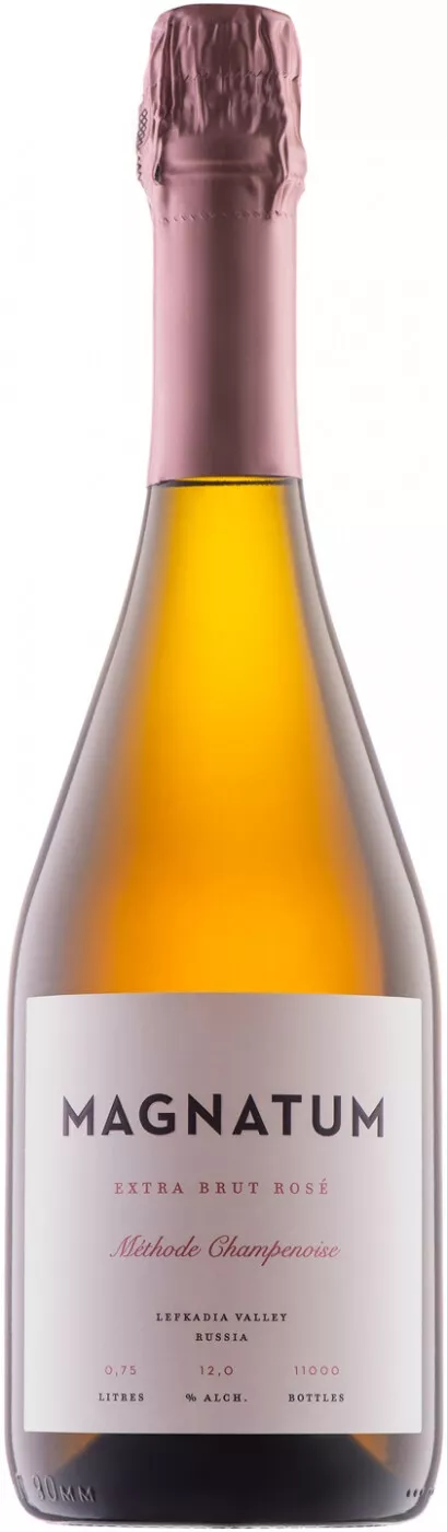 магнатум вино игристое экстра брют розовое (magnatum rose extra brut) фото - магазин Krasnikov Wine