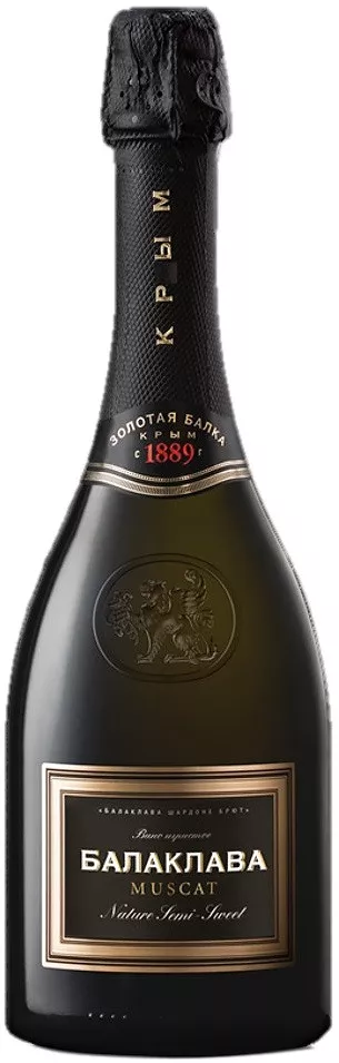 балаклава мускат вино игристое полусладкое белое 0,75 л (balaklava muscat semy-sweet) фото - магазин Krasnikov Wine
