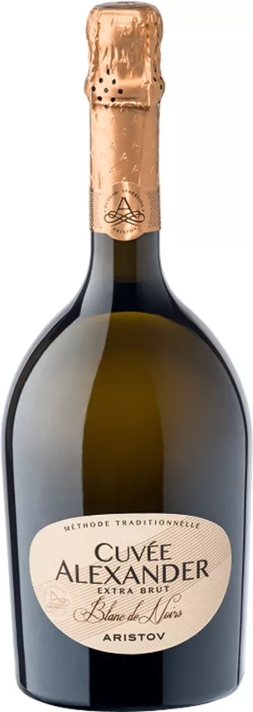 аристов кюве александр блан де нуар вино игристое экстра брют белое (aristov cuvee alexander blanc de noir extra brut) фото - магазин Krasnikov Wine