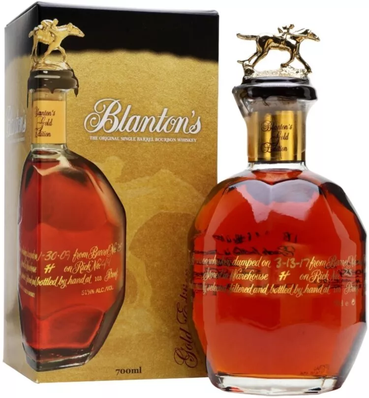 блэнтонс голд эдишн бурбон виски зерновой 0,7 л (blanton's gold edition gift box) фото - магазин Krasnikov Wine