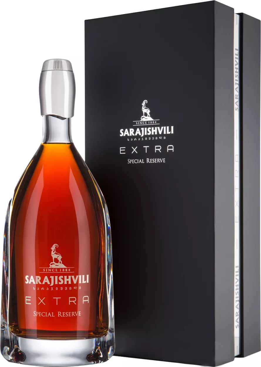 сараджишвили extra выдержка 25 лет грузинский коньяк в п\у (sarajishvili extra in gift box) фото - магазин Krasnikov Wine