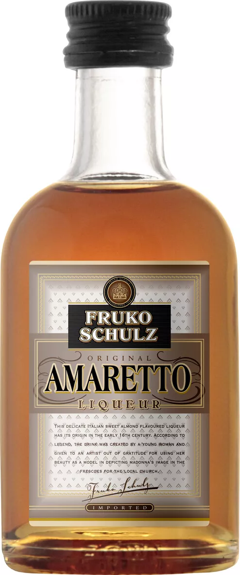 фруко шульц амаретто ликер десертный (fruko schulz  amaretto) фото - магазин Krasnikov Wine