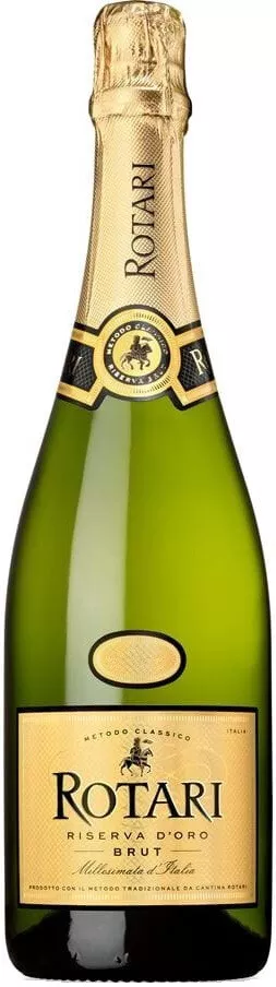 ротари ризерва тренто вино игристое знмп брют белое (rotari riserva brut trento) фото - магазин Krasnikov Wine
