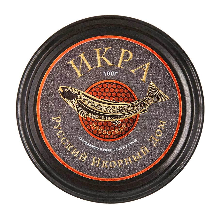 Русский икорный Дом икра горбуши стекло twist-off 100 гр.