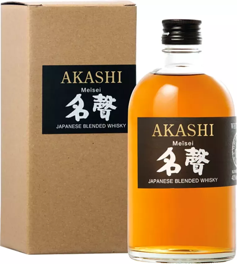 акаши блендед мейсей виски японский купажированный в п/у 0,5 л (akashi meisei blended japanese whisky in gift box) фото - магазин Krasnikov Wine
