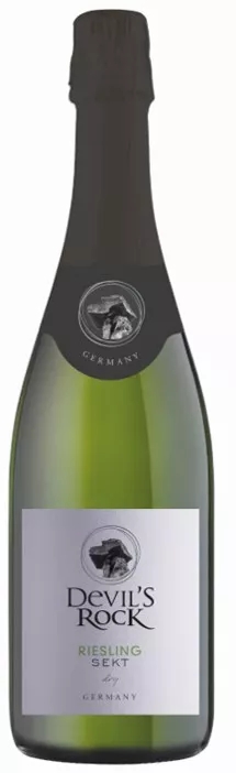 девил’с рок рислинг зект вино игристое сухое белое (devil's rock riesling sekt) фото - магазин Krasnikov Wine