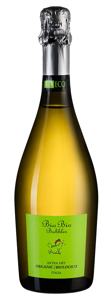био био бабблс вино игристое брют белое (bio bio bubbles) фото - магазин Krasnikov Wine