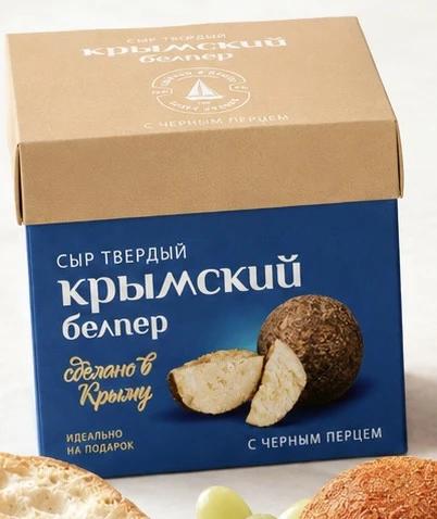 Море Солнца Белпер Кнолле с черным перцем сыр 45% 70 гр.