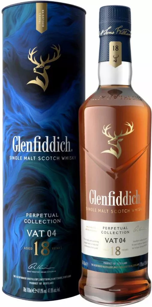 гленфиддик перпетуал коллекшн ват 04 18 лет виски в п\у (glenfiddich perpetual collection vat 04 18 years in tube) фото - магазин Krasnikov Wine