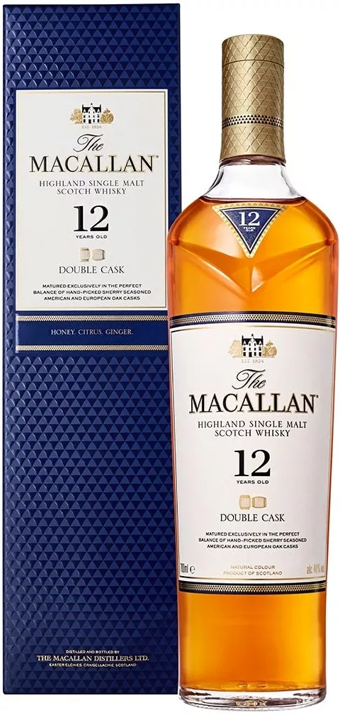 макаллан дабл каск 12 лет виски шотландский односолодовый в п\у 0,7 л (macallan double cask 12 years old in gift box) фото - магазин Krasnikov Wine