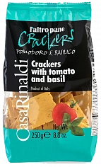 Фото Casarinaldi Крекеры с помидорами и базиликом 250 гр. (Casa Rinaldi Crackers Italiani Pomodoro e Basilico 250 gr.)