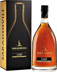 Фото Сараджишвили VSОР грузинский коньяк выдержка 8 лет в п\у (Sarajishvili VSOP in gift box)