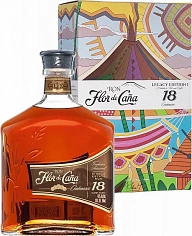 Фото Флор Де Канья Сентенарио ром 18 лет (Flor de Cana Centenario 18 Years Old gift box)