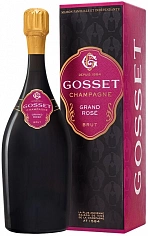 Фото Госсе Гран Розе вино игристое экстра брют розовое в п/у 0,75 л (Gosset Grand Rose Brut in gift box)